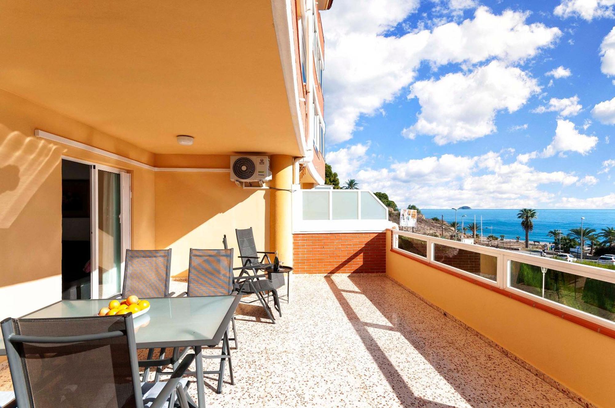 Primera Linea, Gran Terraza, Maravillosas Vistas, Alto Standing Villajoyosa Buitenkant foto